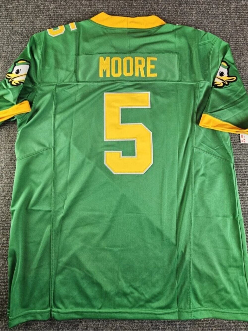 Dante Moore Vapor Jersey Green Stitched
